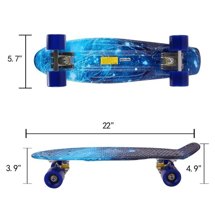 22" Mini Cruiser Skateboard