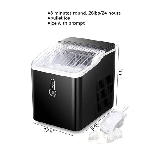 Countertop Ice Maker Machine 26lbs