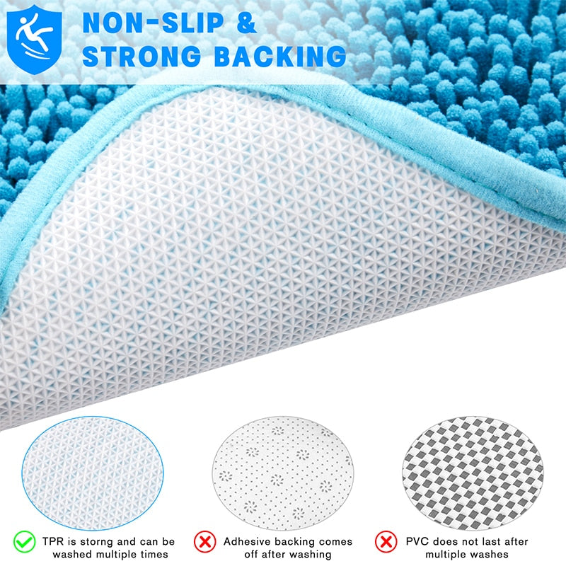 Absorbent Non-slip Bathroom Mat