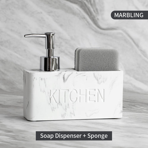 Modern Kitchen Liquid Soap Dispenser Set