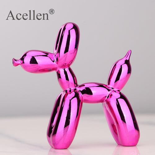 Dog Balloon Resin Sculpture