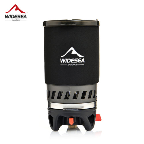 Widesea Camping Cooking System With Heat Exchanger Outdoor Gas Stove