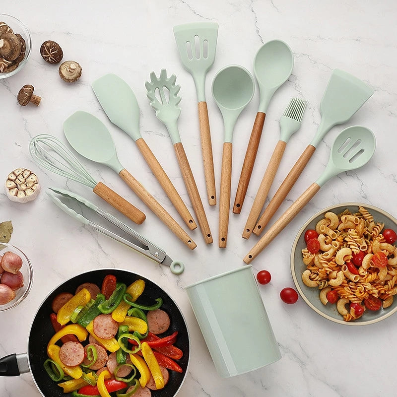 34 Pcs Silicone Kitchen Utensils Set