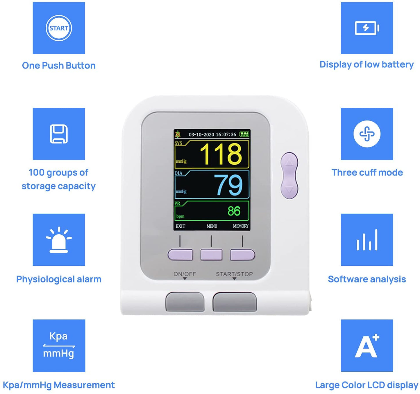 Digital Pet Blood Pressure Monitor | NIBP Cuff