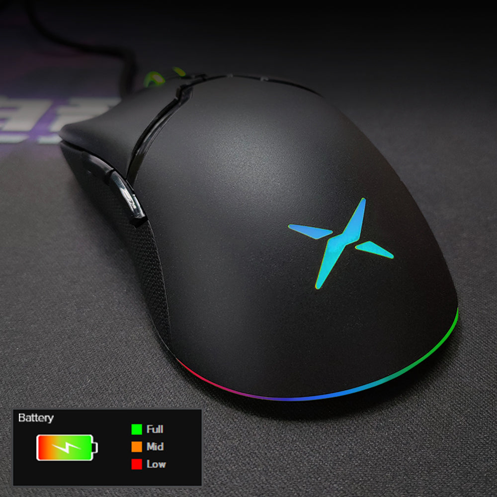 Delux M800PRO PAW3370 RGB Optical Wireless Gaming Mouse