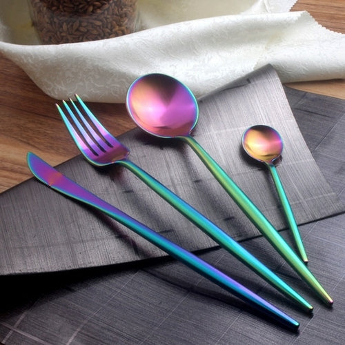 Gold Cutlery Stainless Steel Set