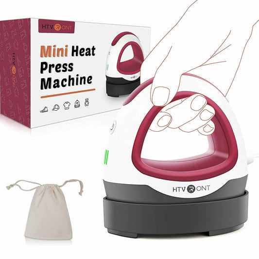 HTVRONT Portable MINI Heat Press Machine