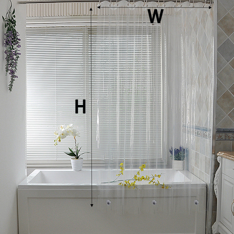 Transparent Waterproof Shower Curtain