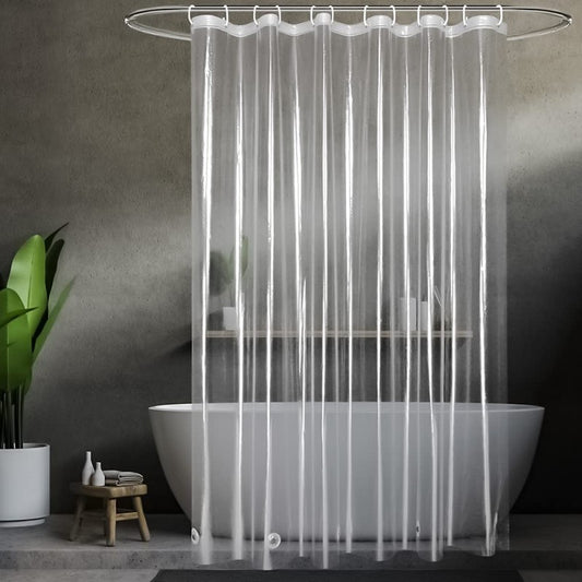 Transparent Waterproof Shower Curtain