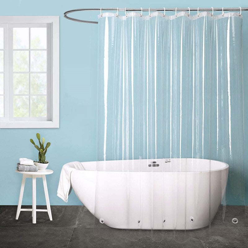 Transparent Waterproof Shower Curtain