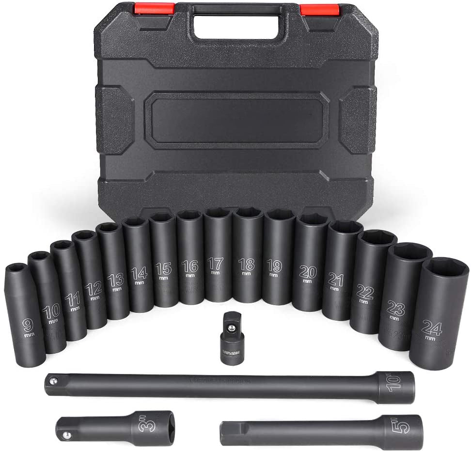 Drive Metric Impact Socket Set 20 pcs