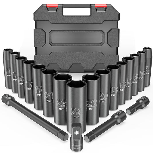 Drive Metric Impact Socket Set 20 pcs