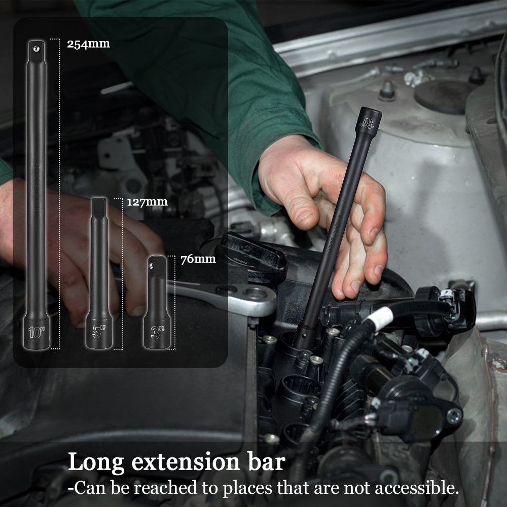 Drive Metric Impact Socket Set 20 pcs