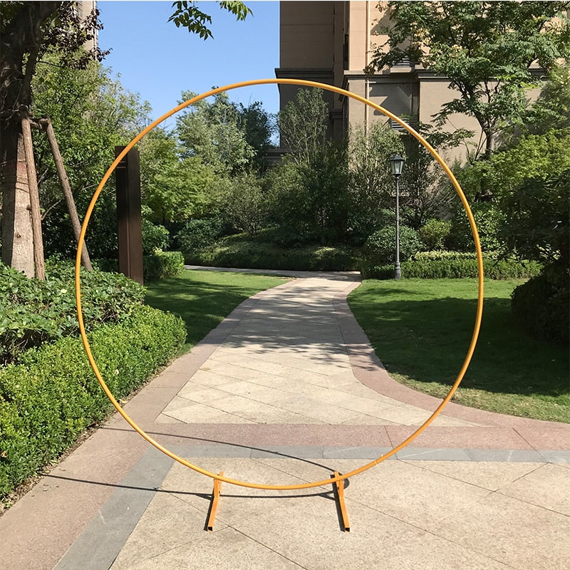 Metal Arch Circle Balloon Backdrop