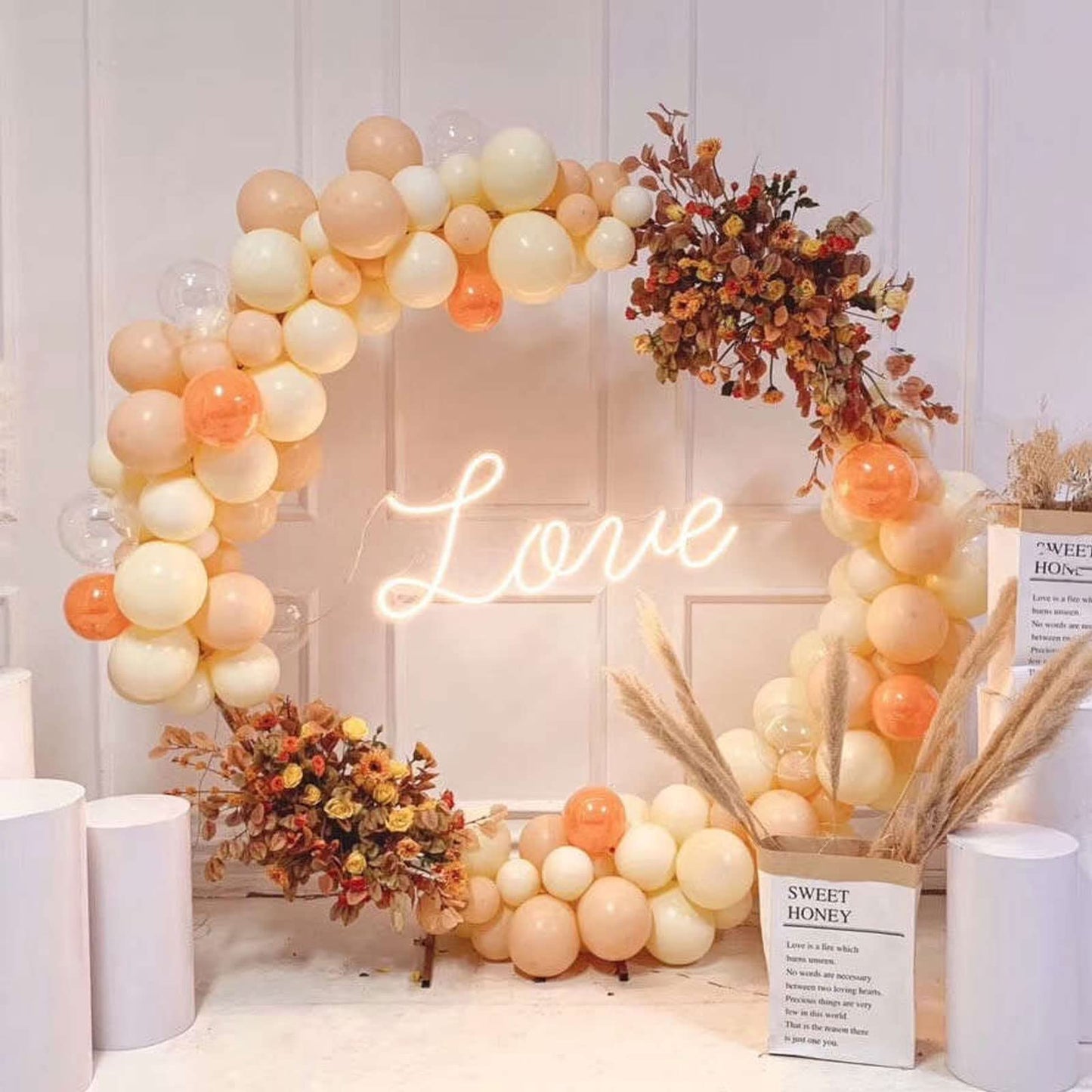 Metal Arch Circle Balloon Backdrop