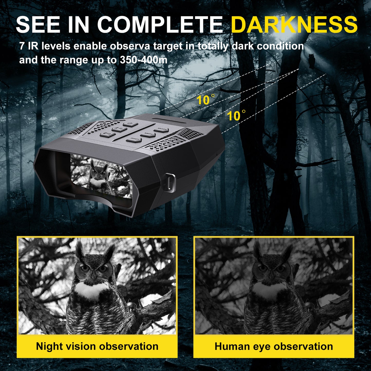 Night Vision Binoculars Pro NV5000 2K