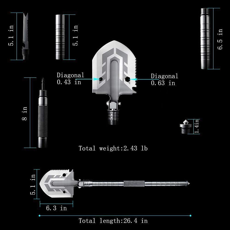 Tactical Multi-Tool Shovel