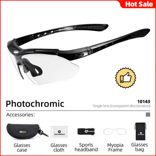 Rockbros Photochromic Cycling Glasses
