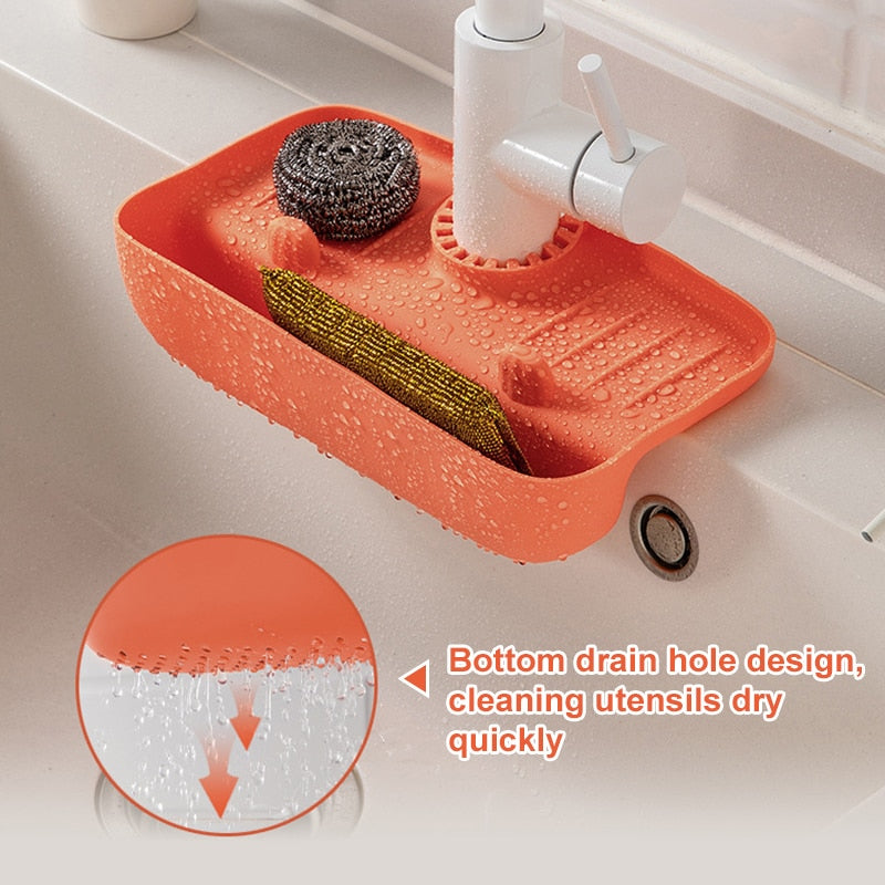 Silicone Kitchen Foam Rack Tray